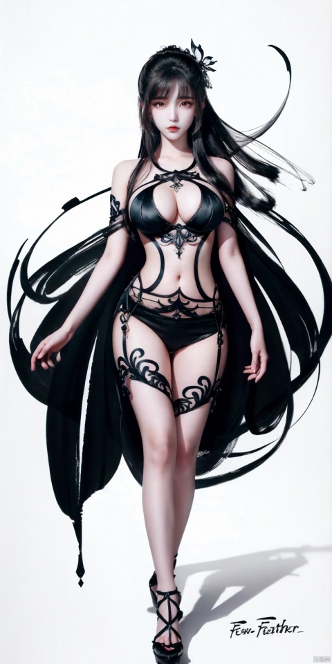  (plumping breasts, slender waist, very long legs :1.3), 
(dramatic, gritty, intense:1.4),
masterpiece, best quality,8k, insane details,hyper quality,ultra detailed, Masterpiece,(calligraphy:1.4),
(ether colorful ink flowing:1.3),foot
1girl,A shot with tension,white hair,exposed collarbone,sideways,Simple background, Ink scattering_Chinese style,yjmonochrome,Ink and wash style, fenhong, 1girl, Gothic, lotus leaf, shine eyes01, xiaowu,, 1 girl, ((poakl))