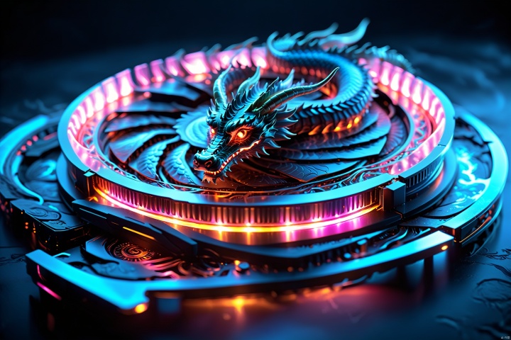 This Year of the Dragon graphics card is unique in its design, its shape is like a winding dragon, smooth lines outline the dragon's body, and fine carving makes the dragon scales lifelike. The cooling part of the graphics card draws on the respiratory system of the dragon, and adopts a multi-fan design to effectively reduce the temperature of the graphics card during work and ensure the stable operation of the graphics card. In terms of performance, this Dragon graphics card adopts the latest GPU technology, has powerful rendering capabilities and efficient computing power, and provides smooth and stable image output for various games and applications. In terms of color, drawing on the charm and beauty of the dragon, the LED light effect design of the graphics card is unique, and the running time is colorful, like a real dragon dancing in the computer.
Graphics card,Three fan radiators,
render,technology, (best quality) (masterpiece), (highly detailed), game,4K,Official art, unit 8 k wallpaper, ultra detailed, beautiful and aesthetic, masterpiece, best quality, extremely detailed, dynamic angle, atmospheric,high detail,science fiction,CG,C4D, saibofeng
