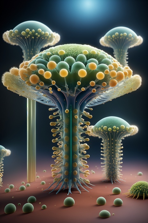  The appearance of the thallus presents a unique structure. They usually have a spherical or cylindrical form and are about 50-100 nanometers in diameter and up to 200 nanometers in length. These viruses are similar in appearance to other viruses, but have some special features in their structure.
Its surface is exquisitely decorated and structured. They have a head and a tail, where the head is a dense structure made up of genetic material and protein shells, and the tail is a slender structure made up of proteins. The morphology and structure of these viruses allow them to live and multiply inside the host cell and release new virus particles to go on to infect other host cells.
zery,full body,magnificent,
render,technology, (best quality) (masterpiece), (highly detailed), game,4K,Official art, unit 8 k wallpaper, ultra detailed, beautiful and aesthetic, masterpiece, best quality, extremely detailed, dynamic angle, atmospheric,high detail,exquisite facial features,science fiction,CG,Animal ears