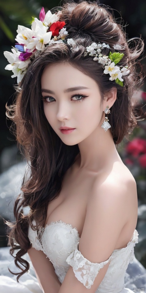  (1girl:1.2),Chinese girls,stars in the eyes,(pure girl:1.1),(white dress:1.1),(full body:0.6),There are many scattered luminous petals,bubble,contour deepening,(white_background:1.1),cinematic angle,,underwater,adhesion,green long upper shan, 21yo girl,jewelry, earrings,lips, makeup, portrait, eyeshadow, realistic, nose,{{best quality}}, {{masterpiece}}, {{ultra-detailed}}, {illustration}, {detailed light}, {an extremely delicate and beautiful}, a girl, {beautiful detailed eyes}, stars in the eyes, messy floating hair, colored inner hair, Starry sky adorns hair, depth of field, large breasts,cleavage,blurry, no humans, traditional media, gem, crystal, still life, Dance,movements, All the Colours of the Rainbow,zj, simple background, shiny, blurry, no humans, depth of field, black background, gem, crystal, realistic, red gemstone, still life, , wings, jewels 1girl,Fairyland Collection Dark Fairy Witch Spirit Forest with Magic Ball On Crystal Stone Figurine,