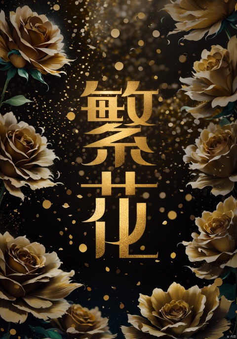Gold, Gold powder, gold, light and shadow effects, movie texture, gold rose, gold flower, grain texture, gold fireworks, gold light, gold triangle, gold leaf, gold decoration, gold star, gold dot, gold crown, movie cg, movie screenshots, clear picture quality, great work, myuejin