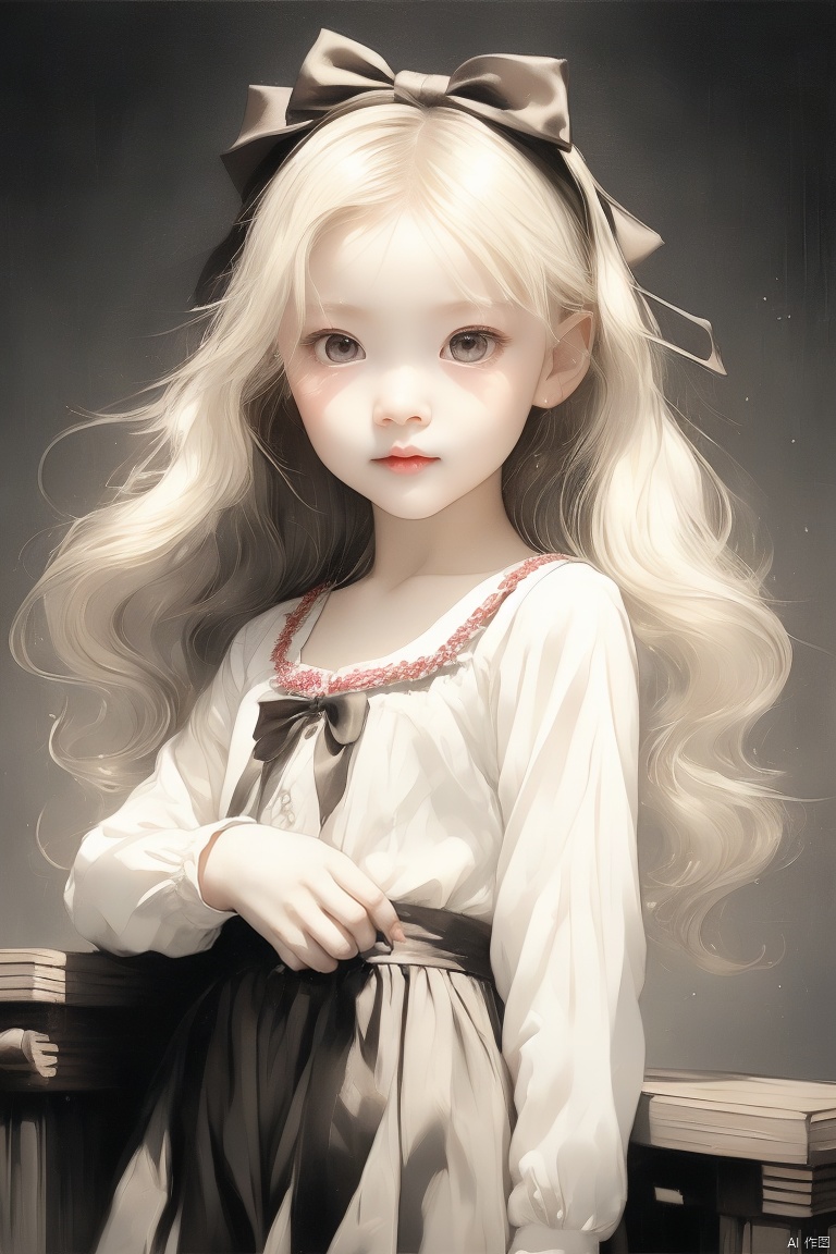  beautiful illustration, best quality, cute petit girl, (transform sequence), transform magical girl, chibi, white magical girl, fractal art, albino, babyface, long pure white and red mesh hair, beautiful detailed red eyes, cinematiclighting,cowboyshot,lookingatviewer,frombottom,happy,国风古装, ((poakl)), 1girl, heibai