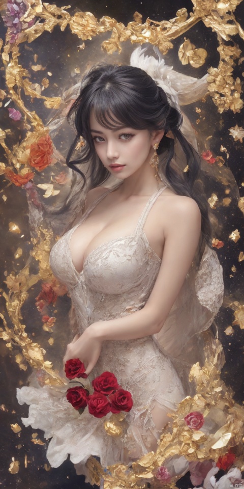  1girl,cloud,Han Chinese girls,white Hanfu,,full body,feathers,floating object,floating weapon,chinese clothes,large breasts,There are many scattered luminous petals,bubble,contour deepening,black rose,jewelry, earrings,lips, makeup, portrait, eyeshadow, realistic, nose,{{best quality}}, {{masterpiece}}, {{ultra-detailed}}, {illustration}, {detailed light}, {an extremely delicate and beautiful}, a girl, {beautiful detailed eyes}, stars in the eyes, messy floating hair, colored inner hair, Starry sky adorns hair, depth of field, large breasts,cleavage,blurry, no humans, traditional media, gem, crystal, still life, Dance,movements, All the Colours of the Rainbow,zj,
simple background, shiny, blurry, no humans, depth of field, black background, gem, crystal, realistic, red gemstone, still life,crystal