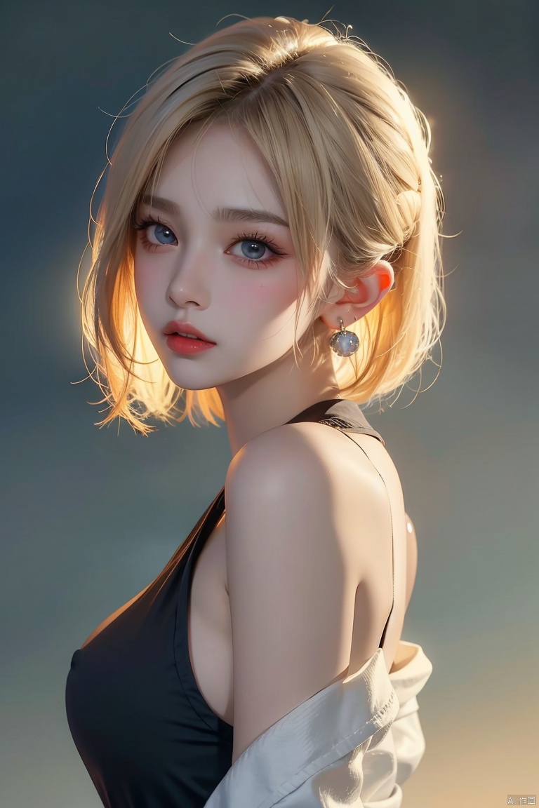 1girl,blonde hair,solo,blue e | image created by 命运石之门 | Tensor.Art