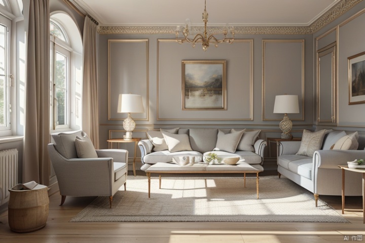  masterpiece,bestquality,ultra-detailed,sitting room,8k,extremely delicate and beautiful,highresolution,ray tracing,(realistic, photorealistic:1.37),professional lighting,photon mapping,radiosity,physically-based rendering,Central European aristocratic style,sunlight