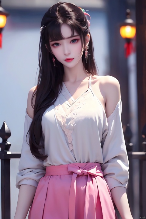  ((1girl)),fashionable, vibrant, outfit, posing, front, colorful, solo, looking at viewer, Visual impact,A shot with tension,cold attitude, Ear stud,tattoo,gigantic_breasts 
, qianluo