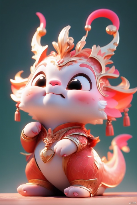  pink,cute pet,Illustration cartoon cute art style,HD,Gentle art style,Enhance art style,,((masterpiece)),original,rich details,extremely exquisite,red theme, 3d stely