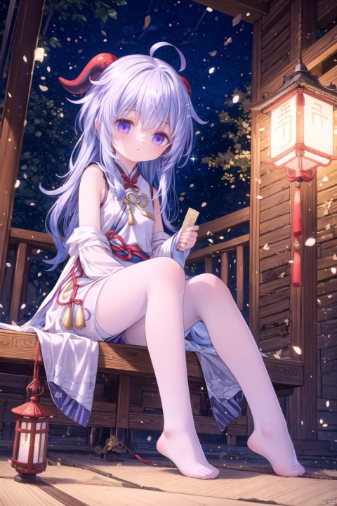  best_quality, extremely detailed details, simple,clean_picture, loli,1_girl,solo,((full_body)),
pretty face,extremely delicate and beautiful girls,(beautiful detailed eyes), (glittering purple eyes),blue hair,long hair,horn,  ganyu,
new_year,spring_festival,red_clothes,chinese_style,hanfu,Handheld_lantern,