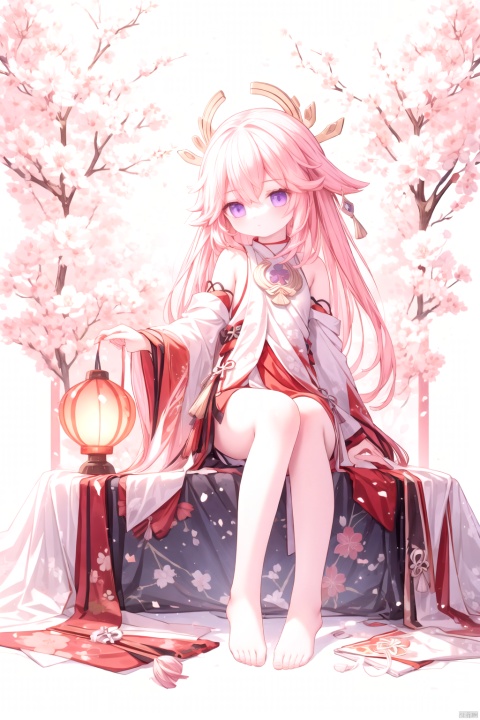  best_quality, extremely detailed details, simple,clean_picture, loli,1_girl,solo,((full_body)),
pretty face,extremely delicate and beautiful girls,(beautiful detailed eyes),purple eyes, pink_hair,very_long_hair,bare_shoulder,
Chinese_clothes,new_year,Spring_Festival,red_clothes,Chinese_style,hanfu, hinadef, bachong, yae miko