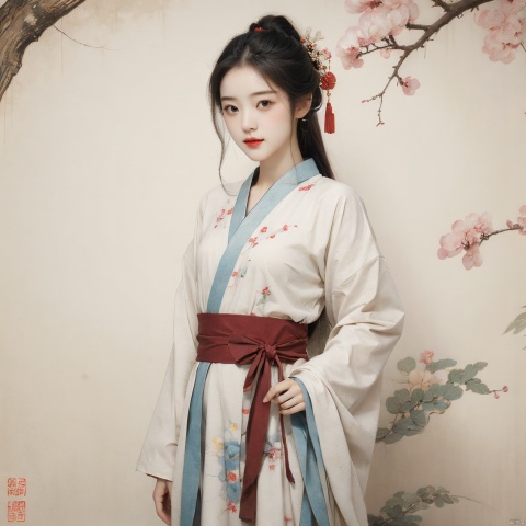  masterpiece,best quality,1girl,chinese clothes,hanfu