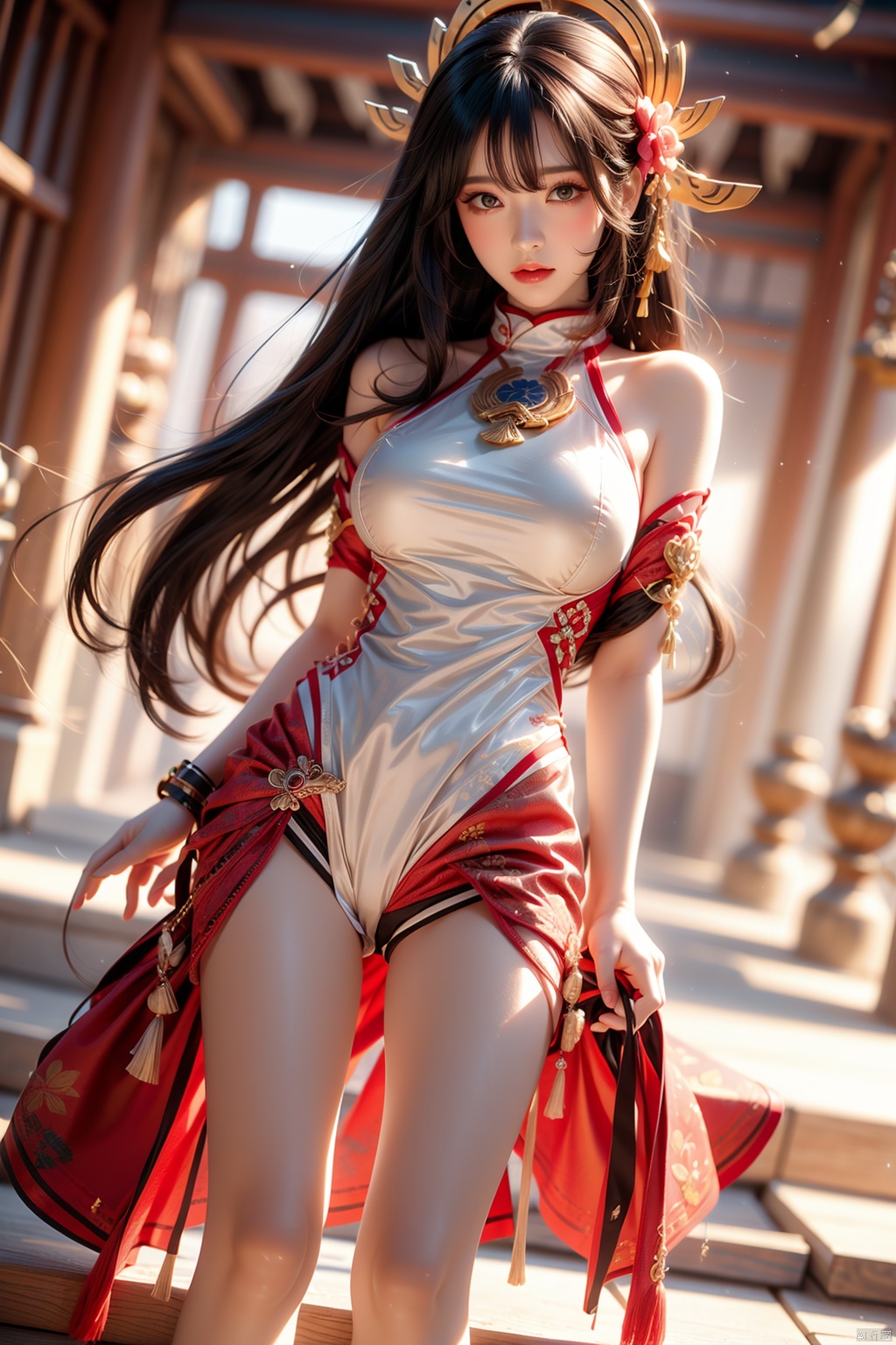  a 18 yo girl, ,anatomically correct ,full body shot,yae miko,bare shoulders,1girl,pink long hair,hair ornament,japanese clothes,ribbon trim,detached sleeves,nontraditional miko,jewelry,masterpiece,Best quality, her legs open up,show us her ***** clearly.Torii background,(Natural skin texture,ultra-realistic realism,the soft light, sharp),masterpiece, best quality, best shadow,official art, unity 8k wallpaper, ultra detailed,zentangle, mandala, tangle,entangle
,yuyao,Leg,汉服,girl,2girls,1 girl,raiden shogun,1girl,tomoe \(symbol\),yae miko,pinke hair,long hair,fox ears