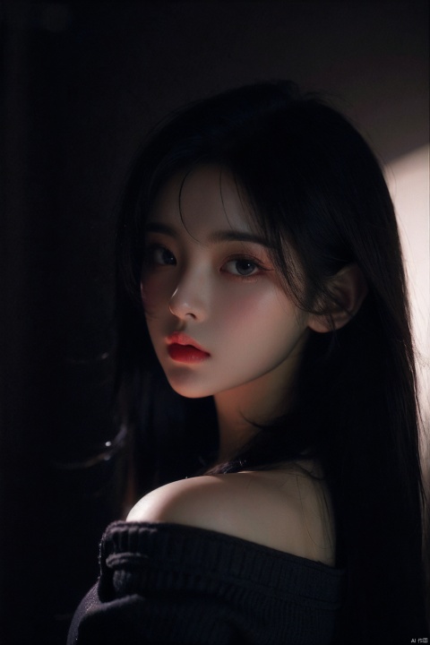  1girl,in the dark,deep shadow, yangchaoyue