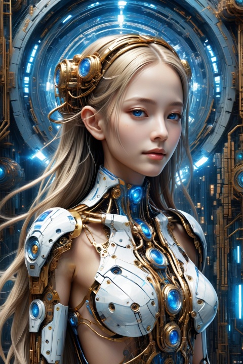  (masterpiece, best quality:2.0),Planet rotation, universe, nebula, stars,masterpiece, best quality, Universe Sky Theme dress,1girl,thin body,tall,,standing,((White long hair)), bangs, blue eyes, smile, (masterpiece, best quality:1.2), Mystical Serenity, Cybernetic Utopia, Augmented Realities, Sacred Technological Fusion, Transcendent Mindfulness, Futuristic Cybernetics, Mechanical Marvels, Divine Connections, Techno-Spiritual Awakening, Cybernetic Enlightenment, Sacred Circuitry, Transhumanistic Reflections, Cybernetic Zen, Mechanical Ascendance, Divine Integration of Technology, Techno-Spiritual Harmony, Cybernetic Transcendence, Sacred Synthesis of Man and Machine, Technological Divinity, Cybernetic Path to Enlightenment, Mechanical Visions of the Divine, Techno-Spiritual Evolution, Cybernetic Sacred Geometry, Mechanical Limbs of Enlightenment, Technological Sanctity, Cybernetic Nexus of the Divine, Sacred Code of the Future, Techno-Spiritual Exploration, Cybernetic Temple of Transcendence, Mechanical Wonders of the Sacred Realm, Technological Pathways to the Divine, Cybernetic Harmony with the Sacred, Mechanical Manifestations of the Divine, Techno-Spiritual Union with Technology, 1girl, CRGF