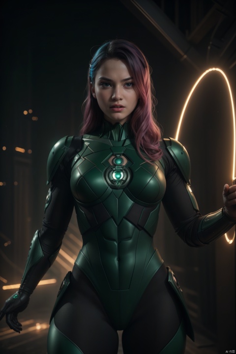  Green Lantern (DC), cyberpunk, 8K, BY MOONCRYPTOWOW, neonrgbstyle