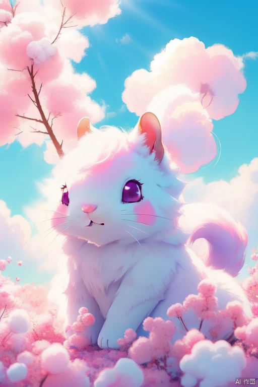 cotton candy squirrel, cotton candy world, colorful pastel colors, fluffy cotton candy clouds, cotton candy flowers, cotton candy trees, cotton candy sun, cotton candy grass

extremely detailed, intricate details, 

cinematic lighting, sunlight, volumetric, 

masterpiece, best quality, high resolution, 