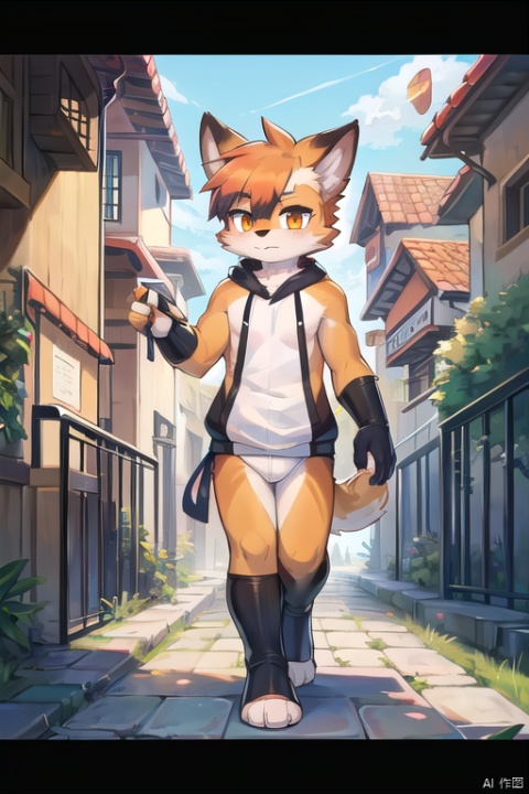  boy, in this day and age,few things have aroused more cute than cat boy. to my way of thinking, furry, HTTP, dbx,orange fur,short,black pupil,orange hair,