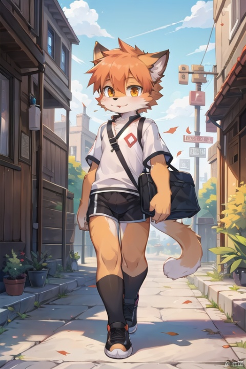  boy, in this day and age,few things have aroused more cute than cat boy. to my way of thinking, furry, HTTP, dbx,orange fur,short,black pupil,orange hair,, shota