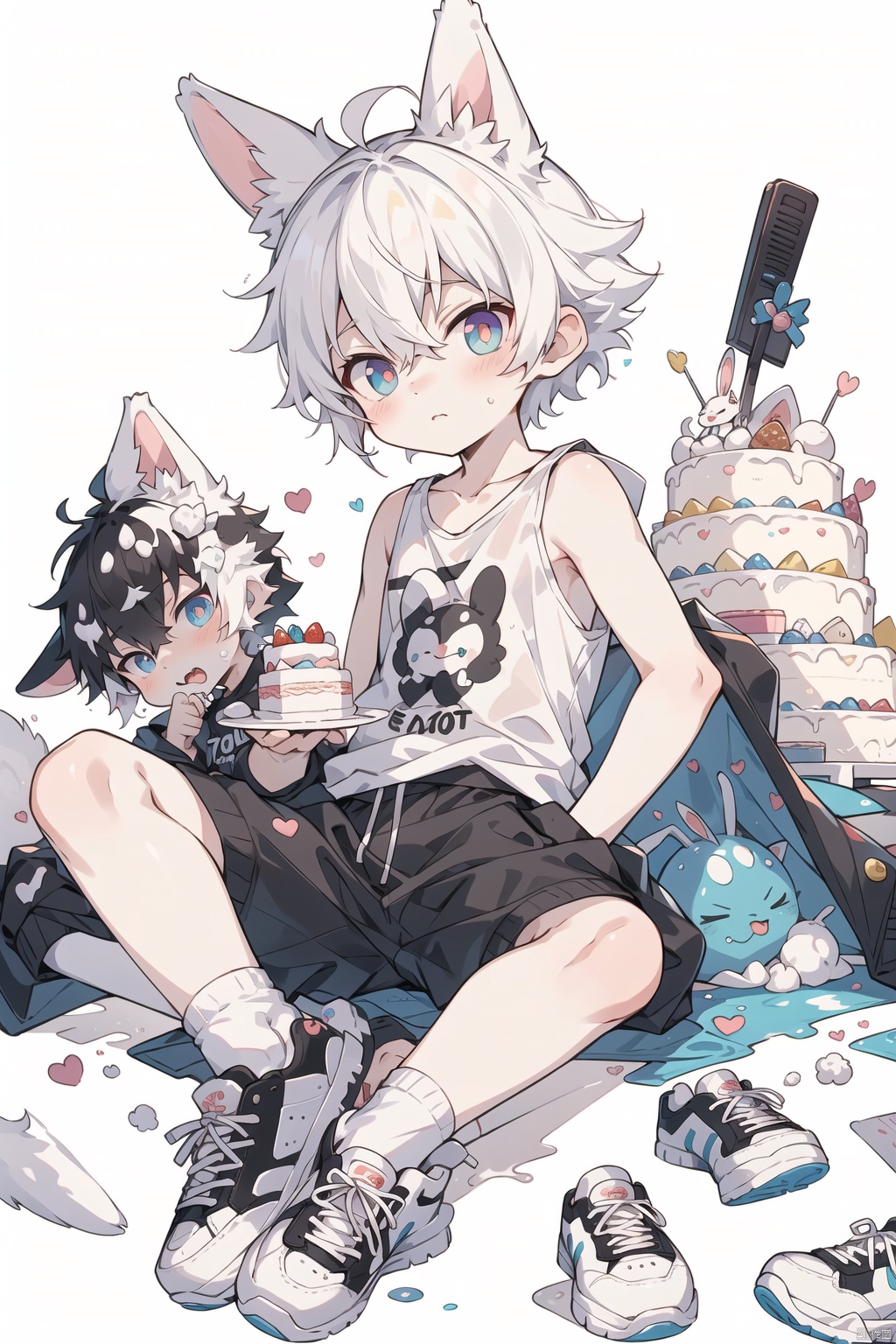  furry,goo,love,boy,shota,T-shirt,shots,coat,white socks,sneakers,love,rabbit,****,Heterochromatic pupil, build up,cake,candies,food,magazine, HTTP,shota,foot foucs, shota