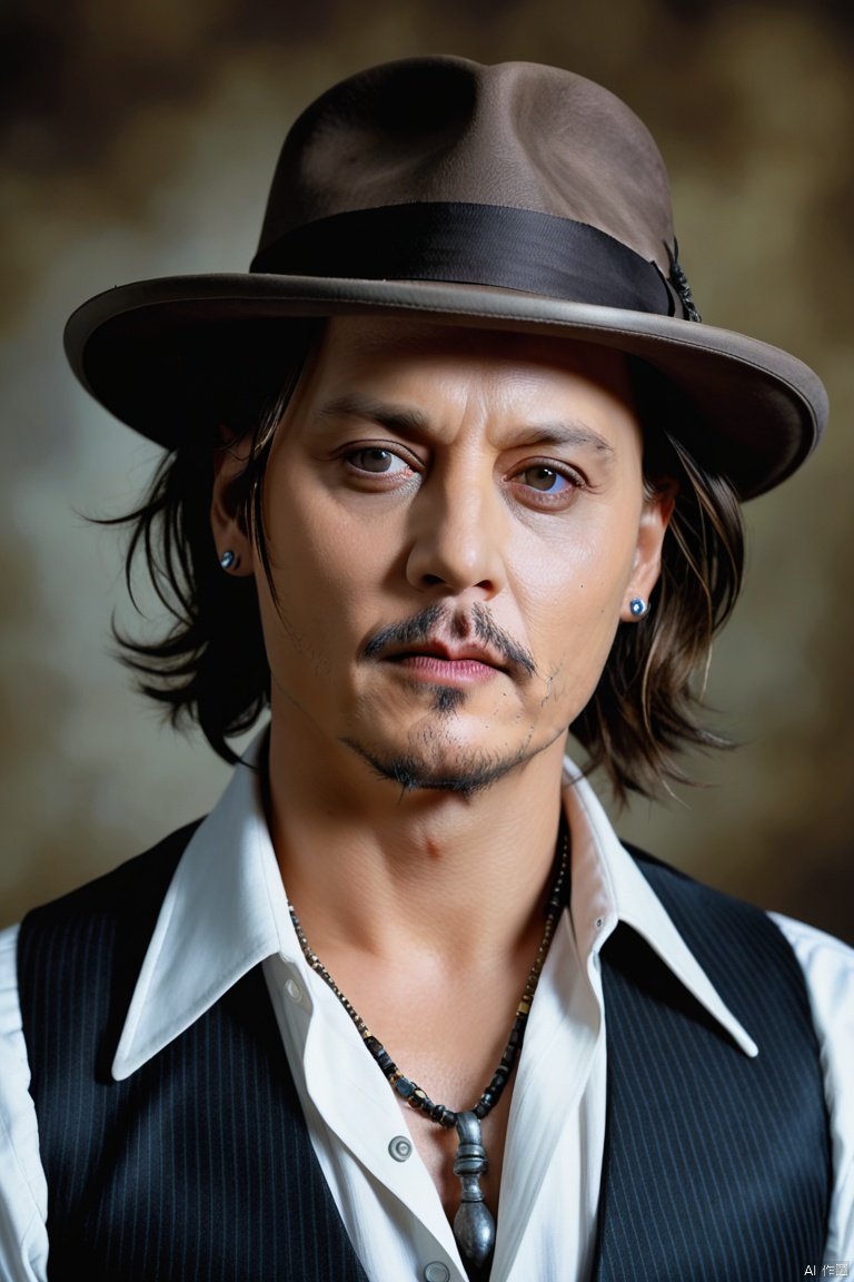  masterpiece, best quality, photorealistic,Johnny Depp