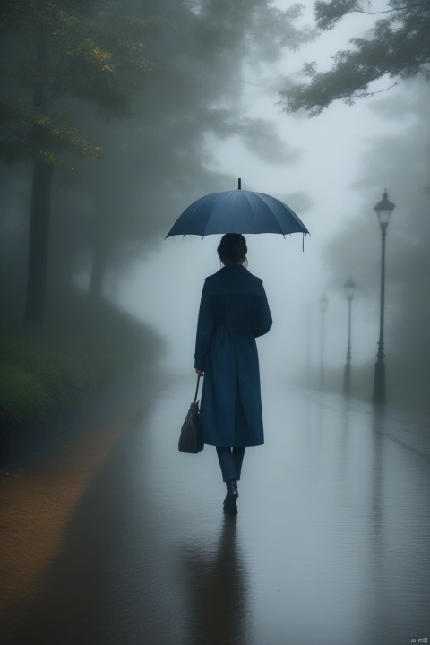 girl, cool, rain, cloudy, fog, medium, cool, dull, lonely

The dim light shines in the fog, and the figure stands in the fog holding an umbrella,