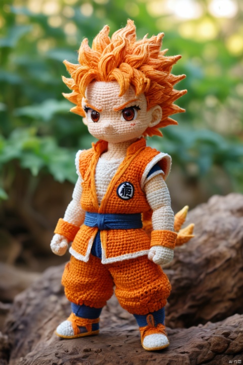  anime style, perfect illustration, DragonBall, (best quality, perfect masterpiece, Representative work, official art, Professional, high details, Ultra intricate detailed:1.3), Sewing doll