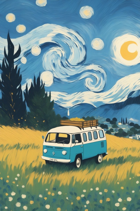 Your favorite movie poster reimagined in the style of a classic Van Gogh painting