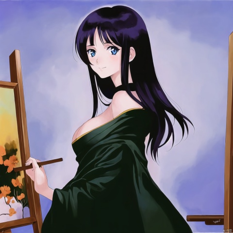  1 girl,Manga style,illustration, painting,