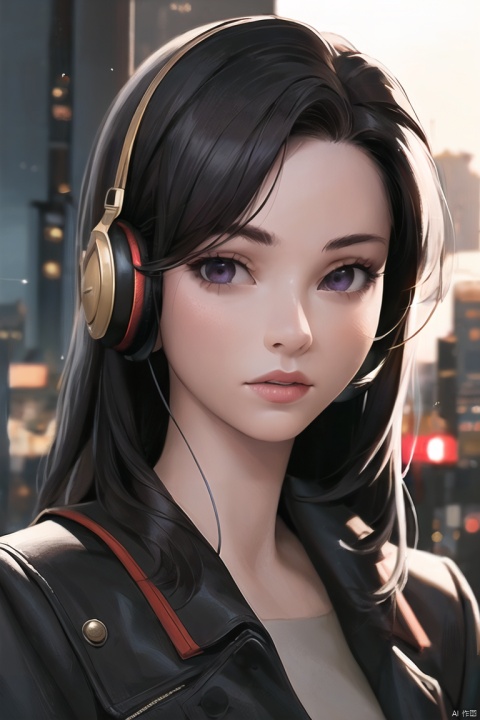  Best quality,masterpiece,ultra high res,(photorealistic:1.4),raw photo,ggll girl,cinematic film still, photo of a girl, cyberpunk, neonpunk, headset, city at night, sony fe 12-24mm f/2.8 gm, close up, 32k uhd, wallpaper, analog film grain, SONY headset, , 
, 1girl, jijianchahua, (\shen ming shao nv\), (\ji jian\)