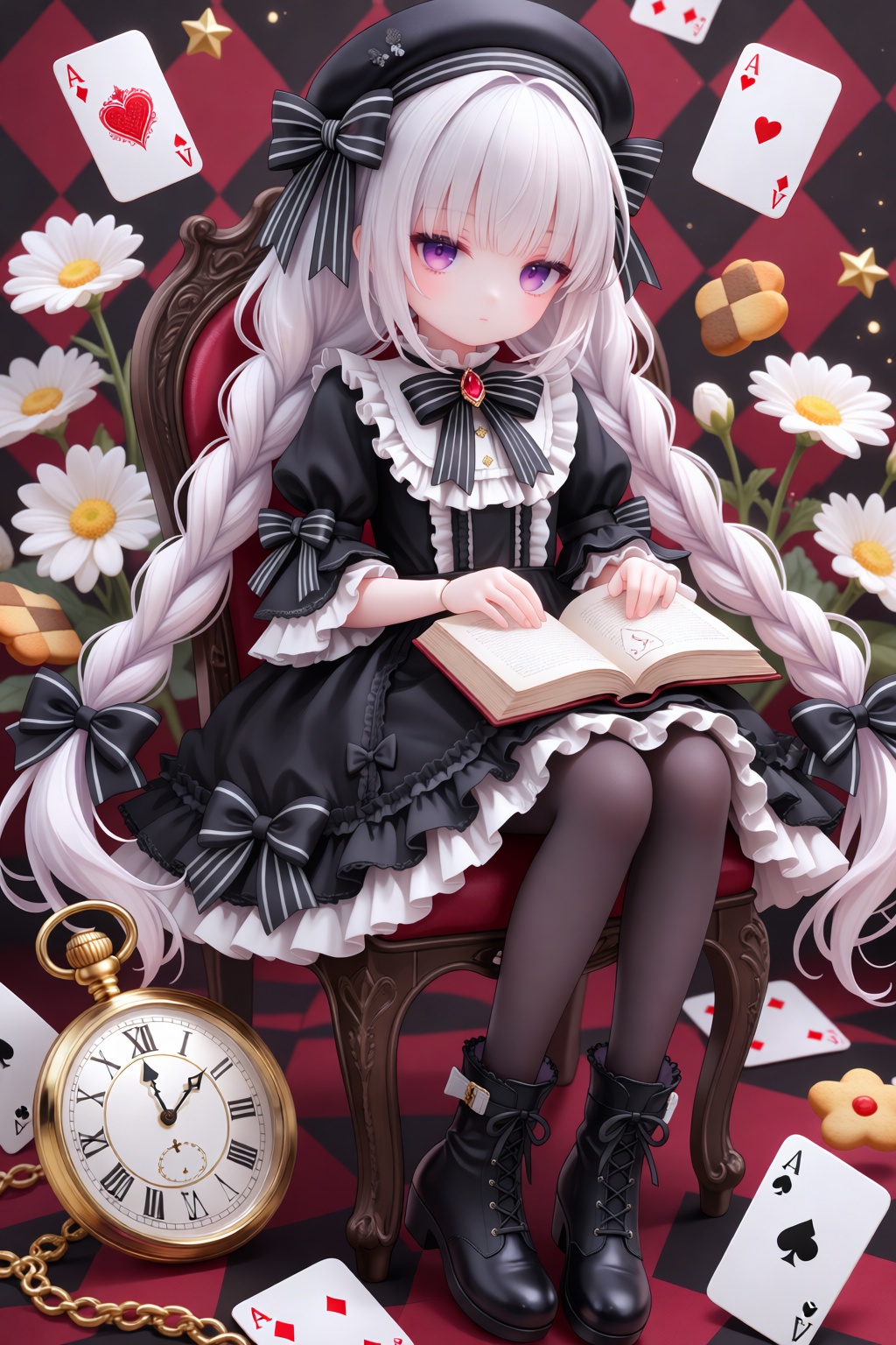 nursery rhyme (fate),  card,  1girl by Nano on Tensor.Art