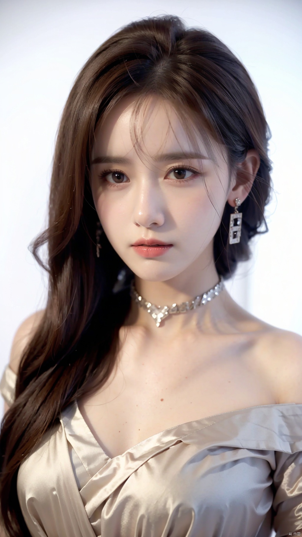  Masterpiece,Ultimate,A girl,silk,cocoon,spider web,Solo,Complex Details,Color Differences,Realistic,Moderate Breath,Off Shoulder,Eightfold Goddess,Hair Above One Eye,Earrings,Sharp Eyes,Perfect Fit,Choker,Dim Lights,cocoon,transparent,jiBeauty,yifu,wangyushan,upper_body,chinese_clothes,background_sky,no hair on eye,looking_at_viewer,facing_viewer,front-view,do not tilt,do not bias,no leap.