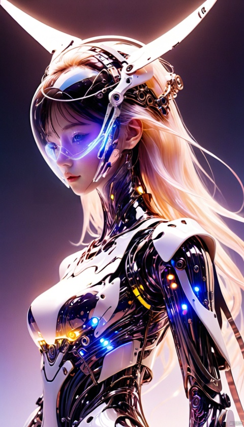 ,bailing_robot,robotics,machine_robo,close-up shot side view of a woman wearing futuristic transparent VR device with glowing lights on the VR device looking upwards,highly detailed,ultra-high resolutions,32K UHD,machine_robo,(cat ears:0.6),weapon,future technologies,Partial texture of a metal robot,solo,weapon,Matte Metal,(wings:0.6),wire,
(ink art, ink illustration, ink, rough:1.1),(flowing lines),dreaming,dreams,sleeping,eyes closed,a white abstract design with a bird on it's back end and a long tail,A metal robot with delicate mechanical patterns,gradient,Partial texture of a metal robot,Technological Fantasy,