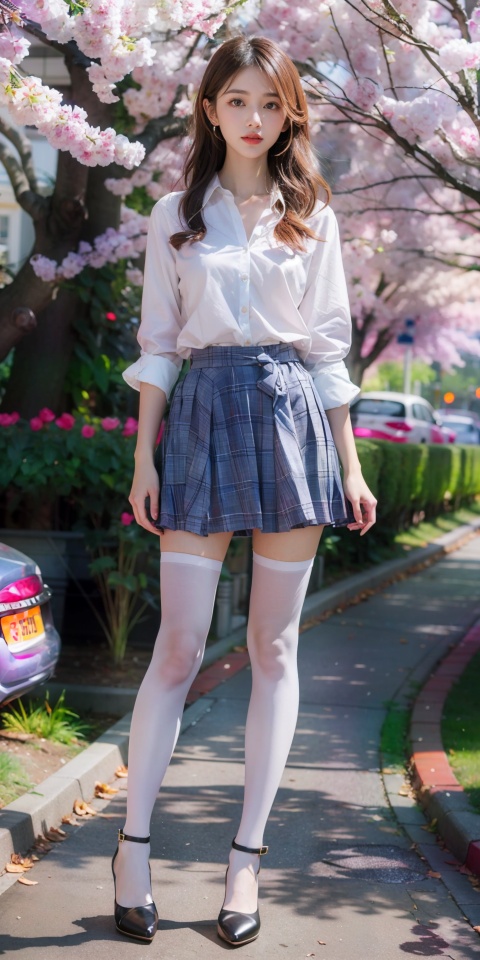  Super long legs, 1 girl, standing,
Professional studio, integrated short skirt, t,yuzu,pantyhose,sssr