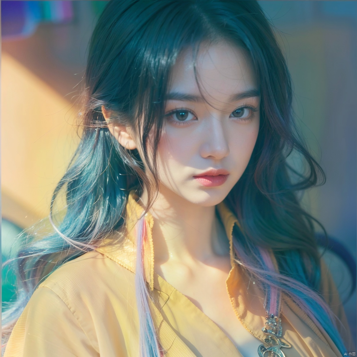  Sunshangxiang,1girl,solo,long hair,skirt,purple hair,multicolored hair,coat,pink footwear,personification,long sleeves,shoes,jewelry,gradient hair,looking at viewer,pink hair,boots,, (raw photo:1.2),((photorealistic:1.4))best quality,masterpiece,illustration,an extremely delicate and beautiful,extremely detailed,CG,unity,8k wallpaper,Amazing,finely detail,masterpiece,best quality,official art,extremely detailed CG unity 8k wallpaper,absurdres,incredibly absurdres,huge filesize,ultra-detailed,highres,extremely detailed,beautiful detailed girl,cinematic lighting,1girl,pale skin,tall female,(perfect body shape),skinny body,Slender legs, caiyi, (red pantyhose:1.3),high_heels, depth of field