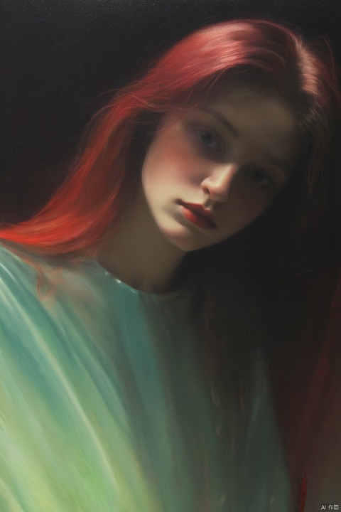 (supreme masterpiece by Anna Boch and Nico Klopp:1.2), oil on canvas,
rim lighting shimmering light, angelic andsombre and impressive atmosphere,
(flamboyant permanent alizarin crimson and emeraldgreen colors:0.1), raw details, complete sharpness, out-of-focus area,
   r3mbr4ndt