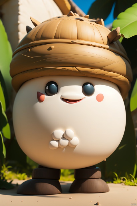 best quality,masterpiece,Coconut man, character design