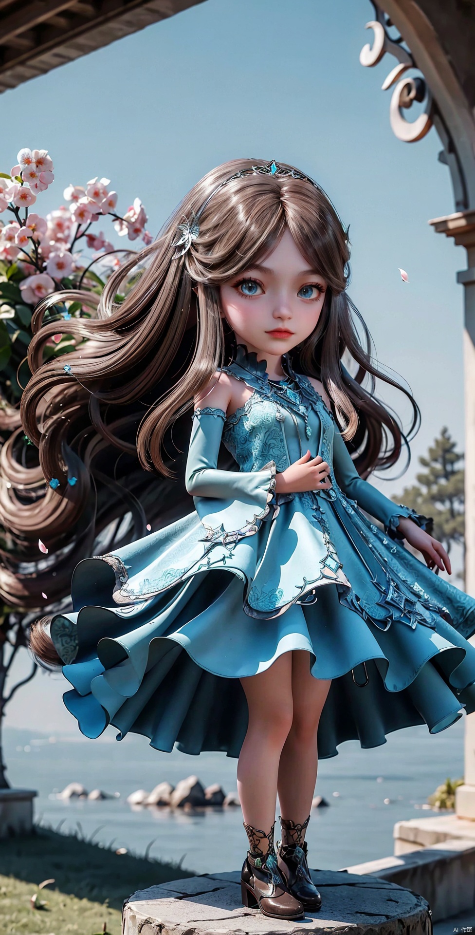,embellishedcostume,高清画质,cake,,full body,chibi,chibi,8k,princess dress,petals,headdress,
garden,embellished costume,glowing eyes, crystallineAI, chibi, xwhd