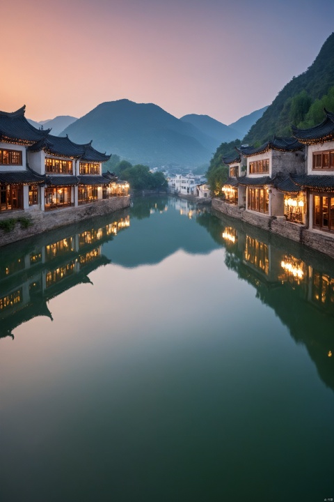 In Ganzhou, Bahjing Terrace offers a surreal view of the tranquil Gan River, captured in ethereal photography. Reflections dance upon the water's surface, blending reality with dreams. Amidst this serene ambiance, history whispers secrets of bygone eras.