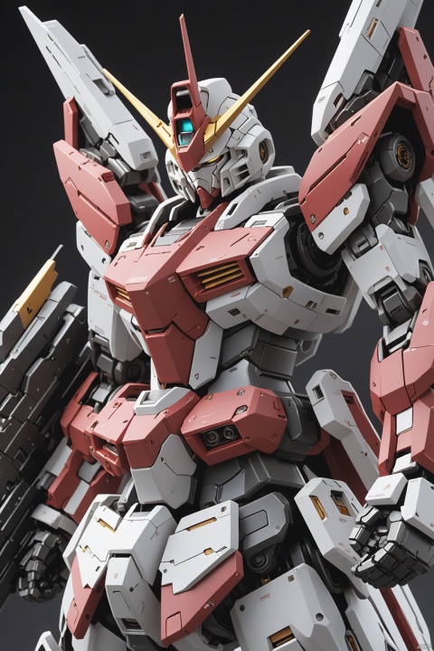  The workshop is filled with tools and equipment essential for the maintenance of Gundam, and mechanics are putting in their best efforts to ensure the mecha's readiness for battle, In the workshop, the Gundam in maintenance,
Gundam,solo, Metal mecha,standing, 
4K,Official art, unit 8 k wallpaper, ultra detailed, beautiful and aesthetic, masterpiece, best quality, extremely detailed, dynamic angle, atmospheric, high detail,futuristic,science fiction, mecha, C4D, , HUBG_Mecha_Armor,wujie,机甲