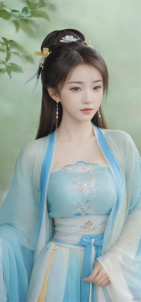  1girl,(((face focus))), sole_female,standing,daxiushan,daxiushan style,hanfu,
((upper_body)),full breasts, (((larger breasts:1.2))),long hair, eyes,Colored pupil,earrings,jewelry,(perfect face), shiny skin, 
(china jiangnan water town style),water, wet, 
masterpiece, best quality,depth of field, cinematic composition, best lighting,light master,RAW photo, dslr, film grain, Fujifilm XT3, night shot, light master, asian, hanfu, GUOFENG