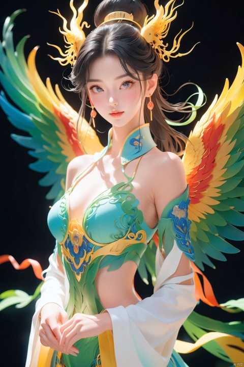  (one cute Extremely beautiful girl:1.2), (best quality, masterpiece:1.3), 8k, RAW, dalcefo, high resolution illustration, coloful, intricate details,cinematic light, , HUBG_Beauty_Girl, GUOFENG, MEINV