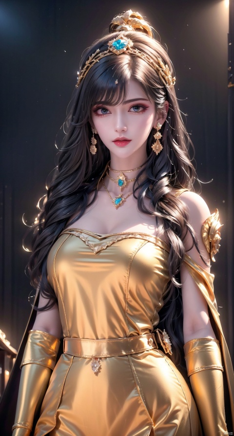  Masterpiece, Ultimate, silk, cocoon, spider web, Solo, Complex Details, Color Differences, Realistic, (Moderate Breath), Eightfold Goddess, Long Hair, Red Headwear, Hair Above One Eye, Earrings, Sharp Eyes, Perfect Fit, Choker, Dim Lights,cocoon,transparent,jiBeauty, 1girl, chang, gold armor