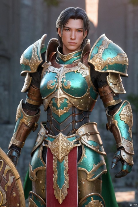 Hero of Another World, Gorgeous armor, (best quality, masterpiece, Representative work, official art, Professional, Ultra intricate detailed, 8k)