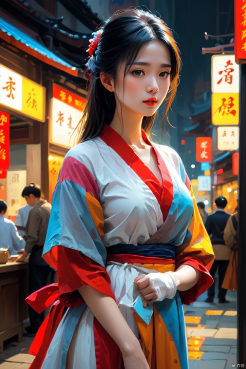 a woman, by wenjun lin, best quality, masterpiece, 8k, girl