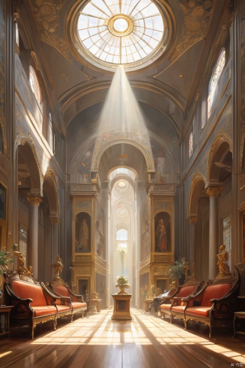 god rays, room, Exquisite decoration, neat and tidy, sort, indoor, realism, detailed background, (masterpiece, best quality, perfect composition, very aesthetic, absurdres, ultra-detailed, intricate details, Professional, official art, Representative work:1.3)