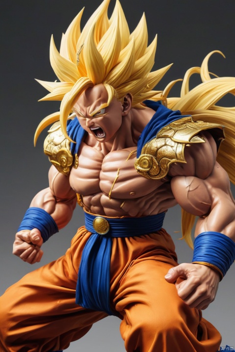 illustration,dragon ball,Saiyan,fighting,epic fighting,Transformation,ultimate warrior,Legend,Engaging narrative, (best quality, perfect masterpiece, Representative work, official art, Professional, high details, Ultra intricate detailed:1.3)