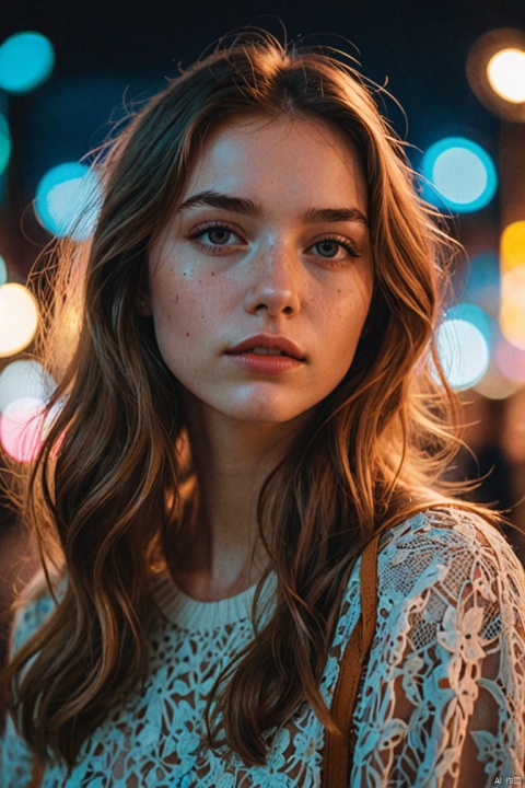 girl, by Alexandra Petruk and Brandon Woelfel, cinematic photo, 35mm photograph, film, bokeh, 4k, 8K, (masterpiece, best quality, perfect composition, very aesthetic, absurdres, ultra-detailed, intricate details, Professional, official art, Representative work:1.3)