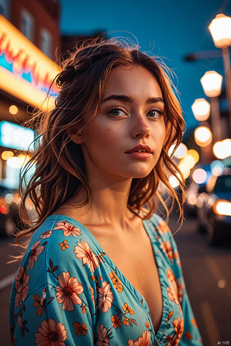 girl, by rhads and Brandon Woelfel, cinematic photo, 35mm photograph, film, bokeh, 4k, 8K, (masterpiece, best quality, perfect composition, very aesthetic, absurdres, ultra-detailed, intricate details, Professional, official art, Representative work:1.3)