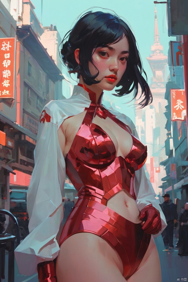 by Atey Ghailan and artgerm, (masterpiece, best quality, perfect composition, very aesthetic, absurdres, ultra-detailed, intricate details, Professional, official art, Representative work:1.3)