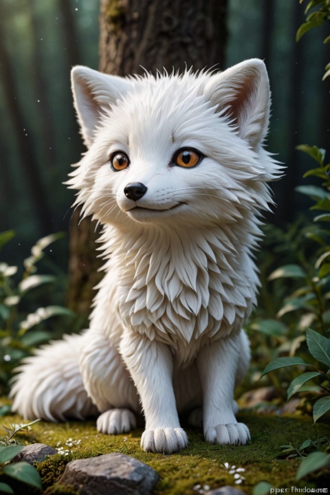 white arctic fox, by Piper Thibodeau, (best quality, masterpiece, Representative work, official art, Professional, Ultra intricate detailed, 8k:1.3)