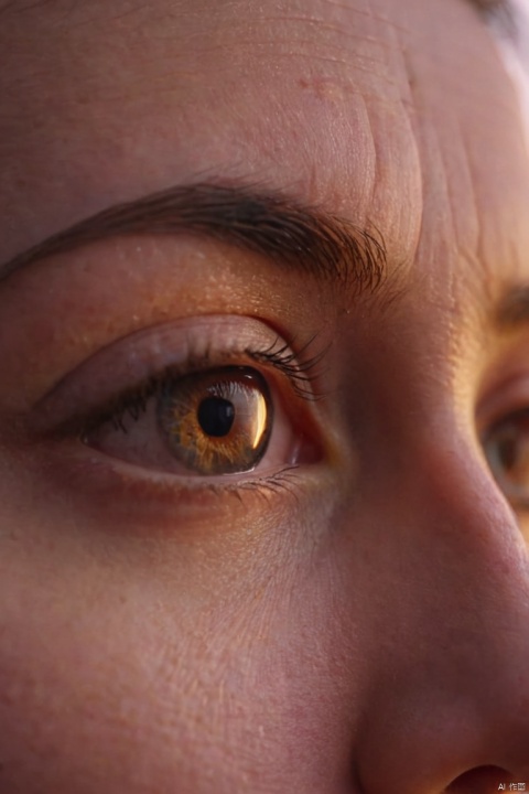 Extreme close up of a 24 year old woman’s eye blinking, standing in Marrakech during magic hour, cinematic film shot in 70mm, depth of field, vivid colors, cinematic, (best quality, masterpiece, Representative work, official art, Professional, Ultra intricate detailed, 8k:1.3)